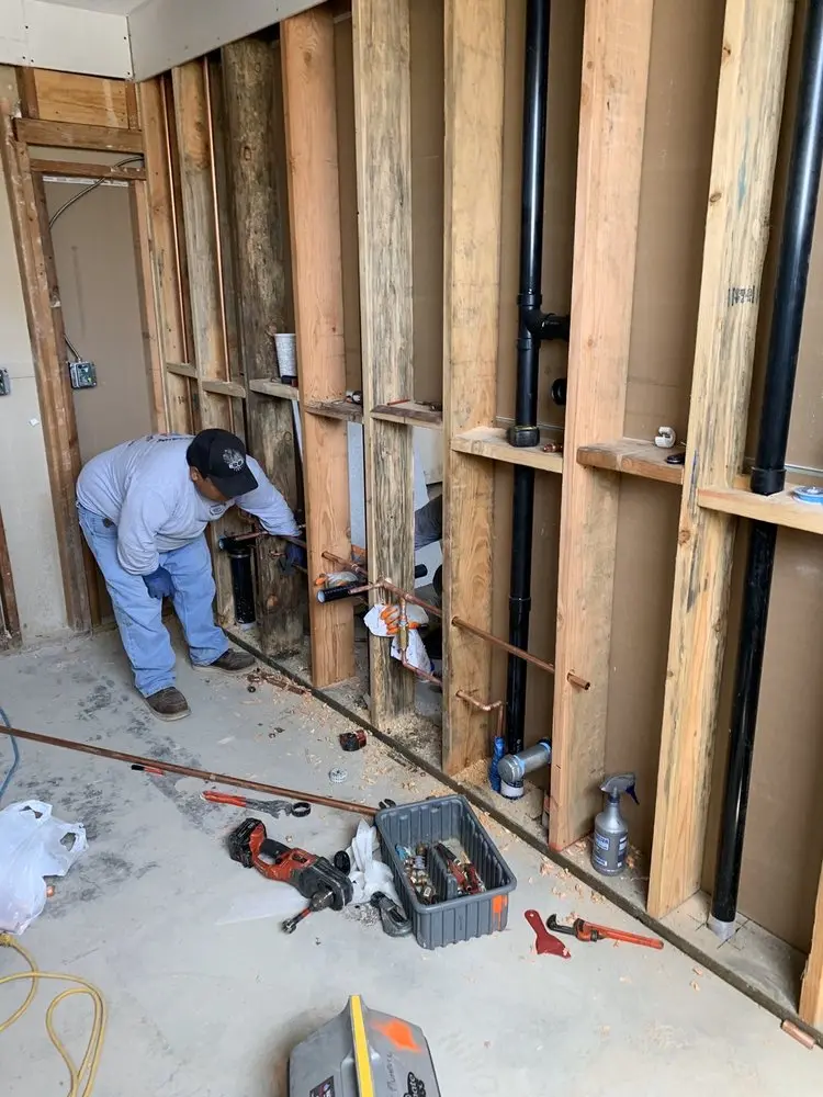 Commercial rough-in plumbing for Gas Line Repair in Brook Oaks
